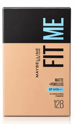 Produktbild von Maybelline New York - Fit Me Matte & Poreless Puder-Foundation - 128