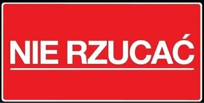 Obrázek produktu pro UPOZORŇUJÍCÍ NÁLEPKY NEHÁZEJTE Role 100 kusů Papír 10x5 cm