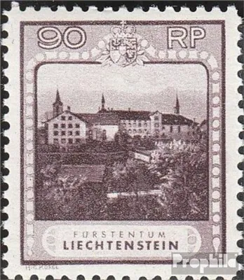 Produktbild von Briefmarken Liechtenstein 1930 Mi 104B gestempelt Landschaften