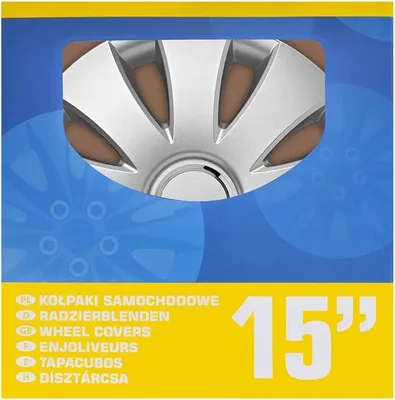 Obrázek produktu pro Sada krytů kol Aura 15 palců 4 kusy ve vitrínce