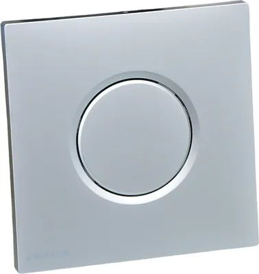 Produktbild von Geberit Sigma 01 Urinalbetätigungsplatte pneumatisch Mattchrom