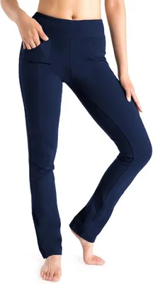 Produktbild von Hochwertige Damen Sporthosen, Jogginghosen, Trainingshosen, Loungewear-Hosen, Sweatpants - Marine - M (40)