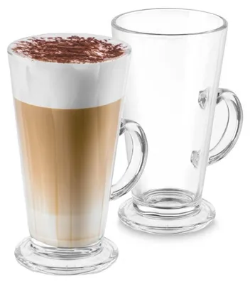 Produktbild von Latte Macchiato/Kaffeeglaser - Glas - 2x Stuck - 280 ml
