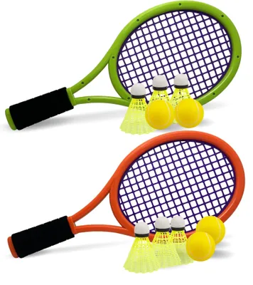 Produktbild von Tennisschläger für Kinder mit Tragetasche und Bällen