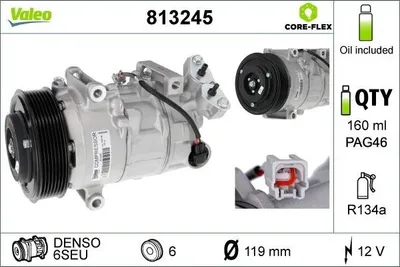Zdjęcie produktu dla Kompresor Klimatyzacji Renault Grand Scenic 08- 6Se14, 6Sel14C