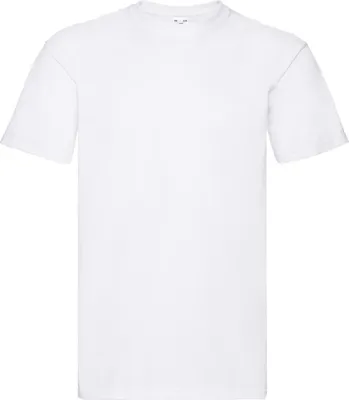 Produktbild von Fruit of the Loom 61-044-0 | Super Premium Herren T-Shirt - Farbe: White - Größe: M