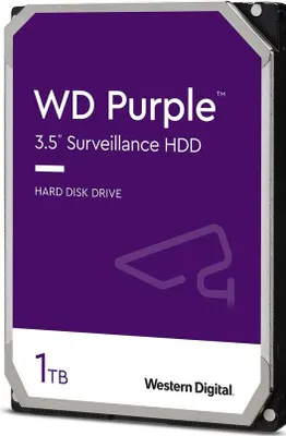 Image de WD Purple 8,9cm (3,5") 1TB SATA3 5400 64MB WD11PURZ