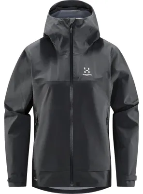 Produktbild von Haglöfs Deutschland GmbH Front Proof Jacket Women True Black XL