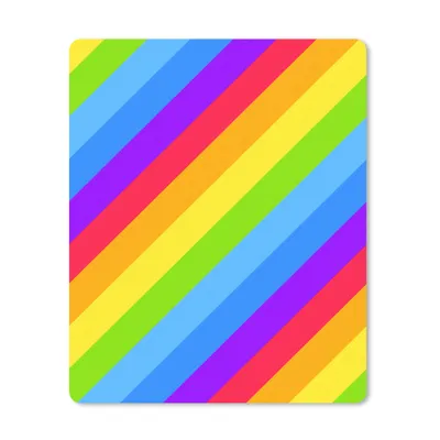 Produktbild von MuchoWow® Mauspad Mousepad Regenbogen - Muster - Stolz 19x23 cm - Mousepads - Maus Mat - Pad - Mausunterlage - Mauspads - Spielen