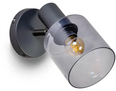Productafbeelding van Wandlamp Sledge Glass smoke glas