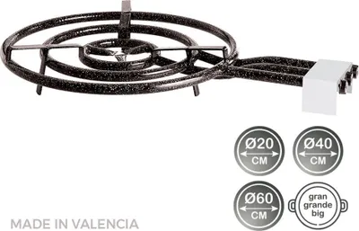 Produktbild von Vaello 74186 Paellapfanne Gasbrenner 60 Cm One Size