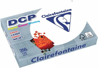 Produktbild von Clairalfa Multifunktionspapier DCP DIN A4 350 g/qm weiß 125 Blatt