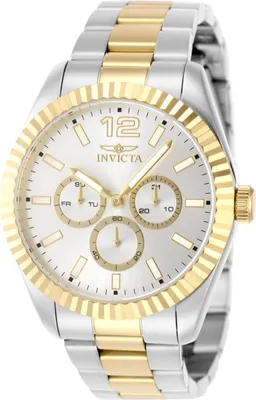 Produktbild von Invicta Specialty 49516 Herrenarmbanduhr - Quarzwerk - Edelstahl mit Silbernem Zifferblatt - 43 mm
