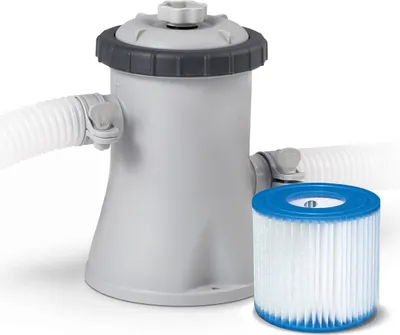 Obrázek produktu pro Intex 28602, Čerpadlo kazetového filtru, Šedá, Plast, 3,2 cm, Čína, Easy Set 1.83m/2.44m/3.05m, Prism Frame 3.05m