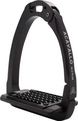Obrázok produktu pre Acavallo Stirrup Arena Aluplus 2.0 Safety Stirrup Total Black Onesize
