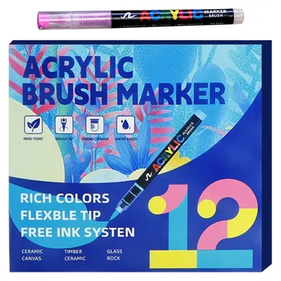 Obrázok produktu pre Sada akrylových fixiek v rôznych farbách