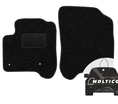 Imagen del producto de Alfombrillas delanteras para coche, de felpa, compatibles con: Citroen C3 Picasso (2009-2017)