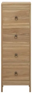 Obrázok produktu pre vidaXL Komoda 30x30x90 cm z masívneho teakového dreva