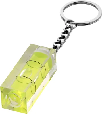 Image de Bullet Porte-clés avec niveau à bulle PF1086 (1,5 x 1,5 x 4 cm) (Transparent)