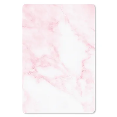 Produktbild von MuchoWow® Mauspad Mousepad Marmor - Weiß - Rosa - Chic - Marmoroptik 18x27 cm - Mousepads - Maus Mat - Pad - Mausunterlage