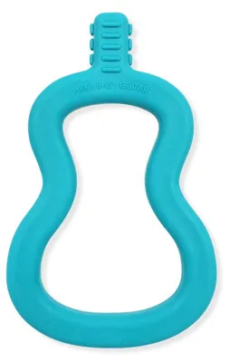 Immagine prodotto di Ark Therapeutics: Chitarra giocattolo per bambini, realizzata in plastica priva di BPA, multicolore. Strumento a forma di chitarra per stimolare lo sviluppo delle capacità motorie orali nei bambini e nei neonati, da utilizzare sotto supervisione.