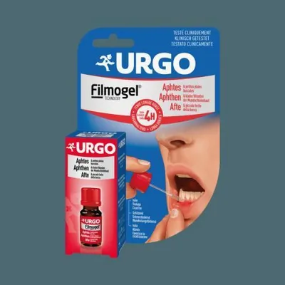 Immagine prodotto di URGO Soluzione per afte per il trattamento di afte e piccole ferite nella bocca, soluzione da 6 ml