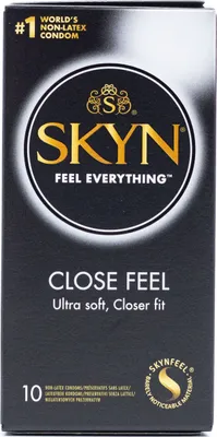 A box of SKYN Close Feel Condoms.