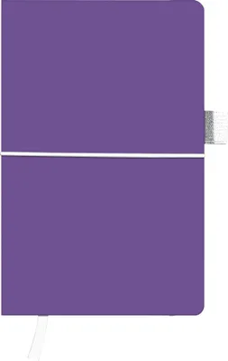 Produktbild von Herlitz Notizbuch / DIN A5 / 96 Blatt / liniert / Leinenbezug / Farbe: violett