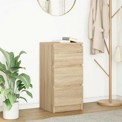 Produktbild von vidaXL Sideboard Sonoma-Eiche 37,5x35x76 cm Holzwerkstoff