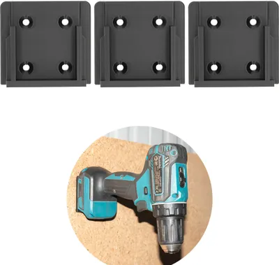 Produktbild von 3x Halter für Makita Gerätehalter Maschinenhalter Wandhalter Halterung 18V