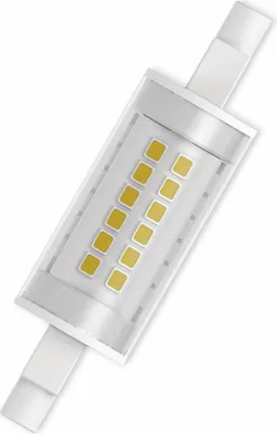 A single LED bulb is shown against a white background.