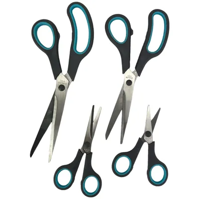 Produktbild von Scheren-Set – Edelstahl – 25, 21, 14 und 12 cm. - 4 Stück