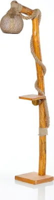 Produktbild von Opviq, Arbor, Stehlampen, Natürlich, Holz, 24 x 24 x 140 cm