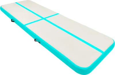 Obrázok produktu pre nafukovacia gymnastická podložka s pumpou 500x100x15 cm PVC zelená