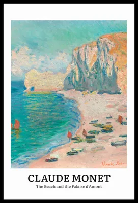 Produktbild von Plakat 40x60cm Design Der Strand, Monet Vintage für das Wohnzimmer