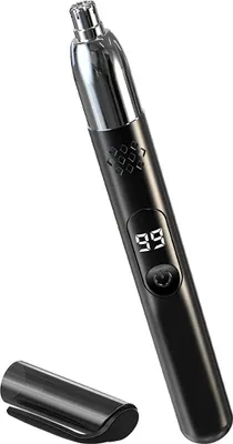 Produktbild von Avizar, Nasentrimmer 3W USB wiederaufladbar mit Digitalanzeige, Schwarz