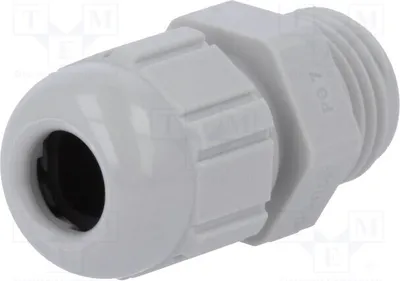 Zdjęcie produktu dla 1 x Złączka kablowe, jasnoszary, 53018000 n, IP68, gwint: PG7