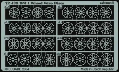 Produktbild von Eduard Accessories WWI Wheel Wire Discs 3972439