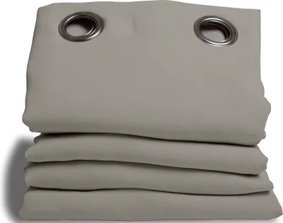 Produktbild von MOONDREAM Akustikvorhang 3in1 | Lärmschutz | Thermoisolierung | 100% Verdunkelung | Patentierte Technologie | Ösen | Grau MC704 | 135B x 250H cm
