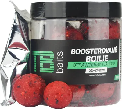 Zdjęcie produktu dla TB Baits Boosterované Boilie Strawberry 120 g 20-24 mm