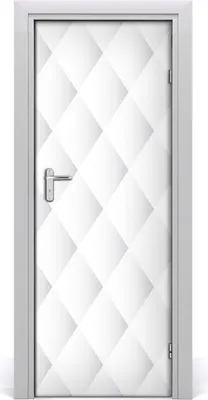 Produktbild von Tulup Türaufkleber 75x205 cm Dekorative Aufkleber Selbstklebend Wasserdichte Tapete Abnehmbar Schlafzimmer Wohnzimmer Wohnkultur - Quadrate Hintergrund