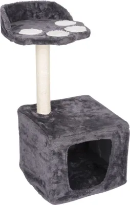 Zdjęcie produktu dla Drapak dla kota z domkiem i legowiskiem 68 cm