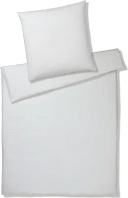 Produktbild von elegante Leinen-Bettwäsche-Garnitur Pure Farbe weiss Größe 200x220+2x40x80cm