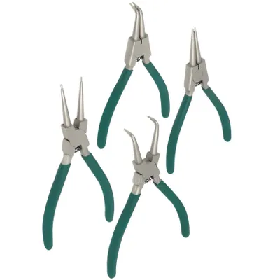 Zdjęcie produktu dla BRÜDER MANNESMANN M10471, Zestaw szczypiec, 6 cm, Stal chromowo-wanadowa, PCW, Zielony