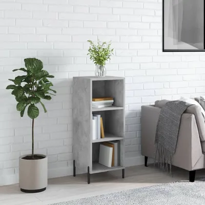 Produktbild von vidaXL Sideboard Betongrau 34,5x32,5x90 cm Holzwerkstoff
