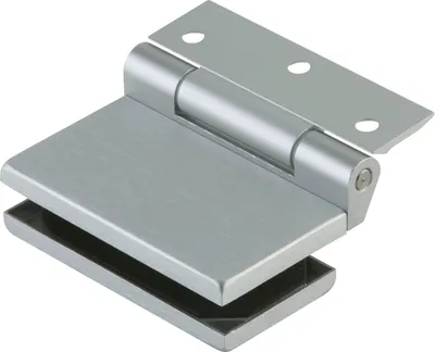 Produktbild von DORMA-Glas Türband m. Rahmenteil Junior Office Classic 12.091, silber eloxiert