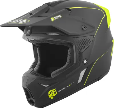 Immagine prodotto di FC-Moto Casco da motocross Merkur Straight, nero/giallo, XL