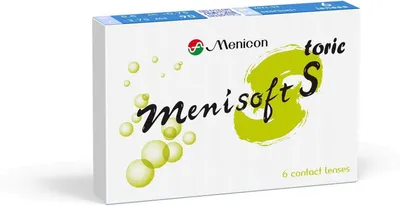 Immagine prodotto di Menisoft S lente torica 14 giorni confezione da 6 pezzi -3,75 -0,75 160
