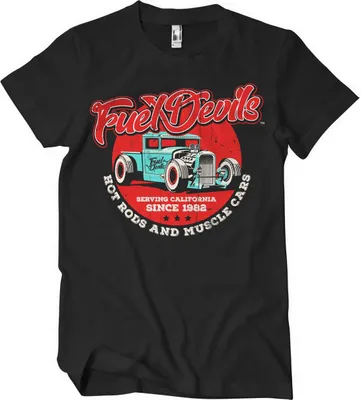 Produktbild von Fuel Devils - Serving California T-Shirt - Small - Black