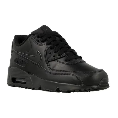 Imagen del producto de Zapatillas Nike Air Max 90 de cuero (talla para jóvenes), colección actual 2016, disponibles en varios colores, talla: EUR 40, color: negro